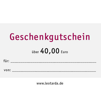 Geschenkgutschein 40,00 EUR
